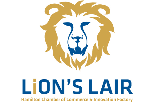 lions lair logo innovation factory pitch competition hamilton