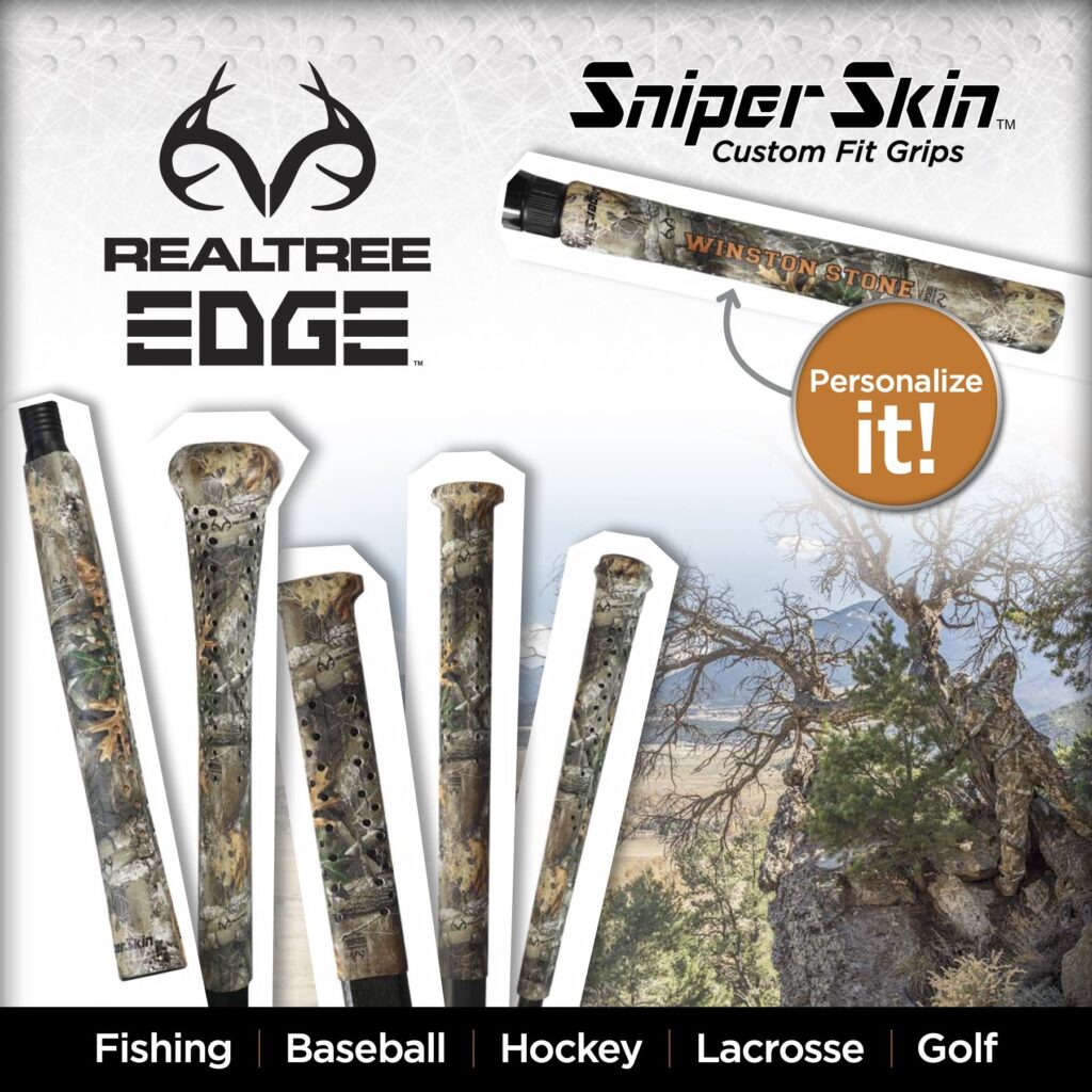 Promotional material for Sniper Skin's new Realtree EDGE design