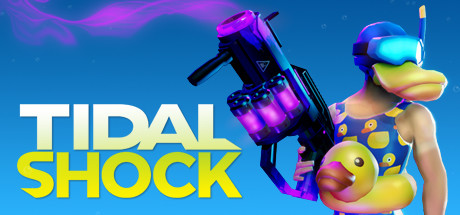 Tidal Shock, an underwater arena shooter game developed by Moonray Studios, promotion poster.