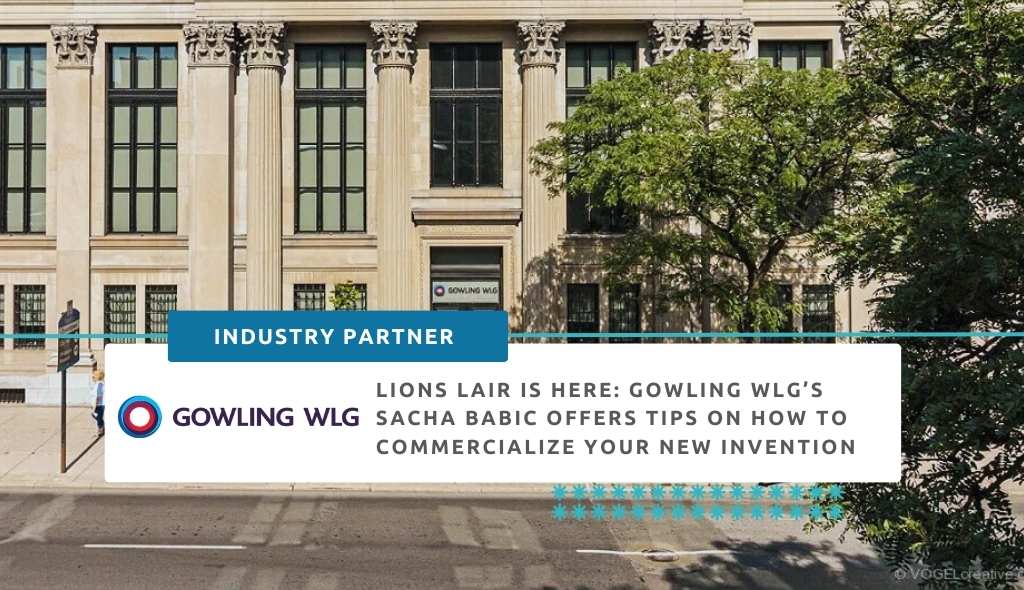 Gowling WLG's Sacha Babic offers LiONS LAIR startups commercialization advice