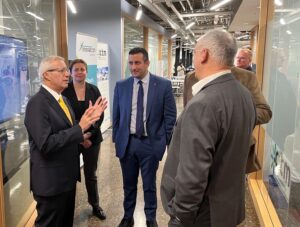 Minister Fedeli discusses the innovation in Ontario's transportation sector