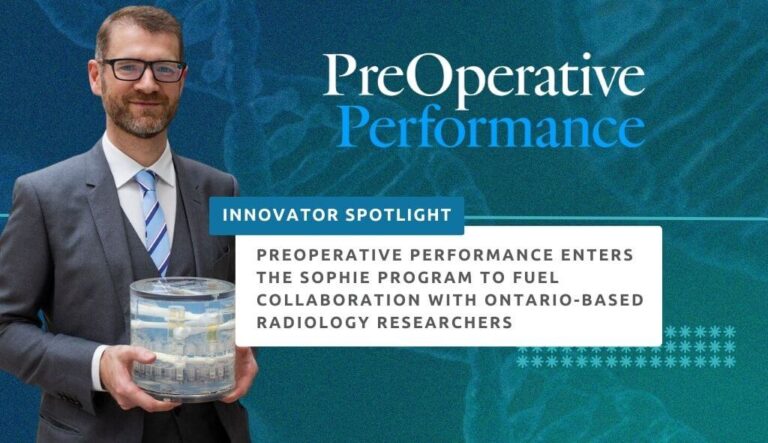 PreOperative Performance is a SOPHIE company partnering with The Research Institute of St. Joes Hamilton to to help neuroradiologists to assess the quality and consistency of MRI diffusion imaging protocols.