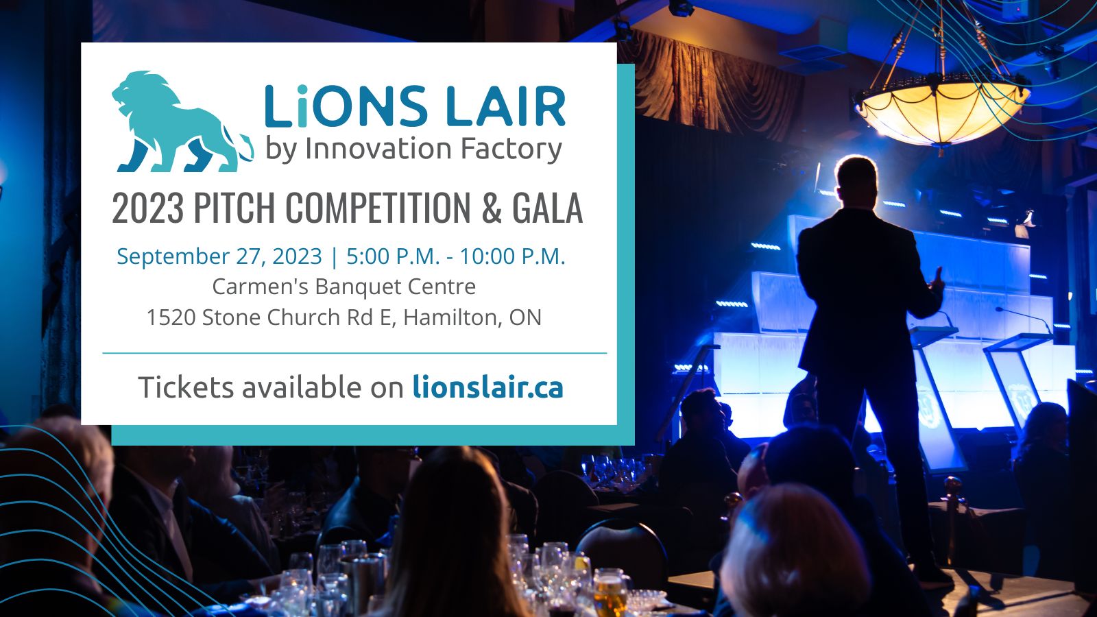2023 LiONS LAIR gala and pitch competition for startups