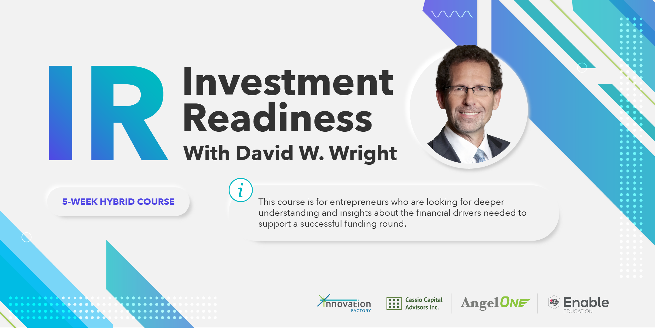 Investment Readiness with David Wright - 5 week hybrid course