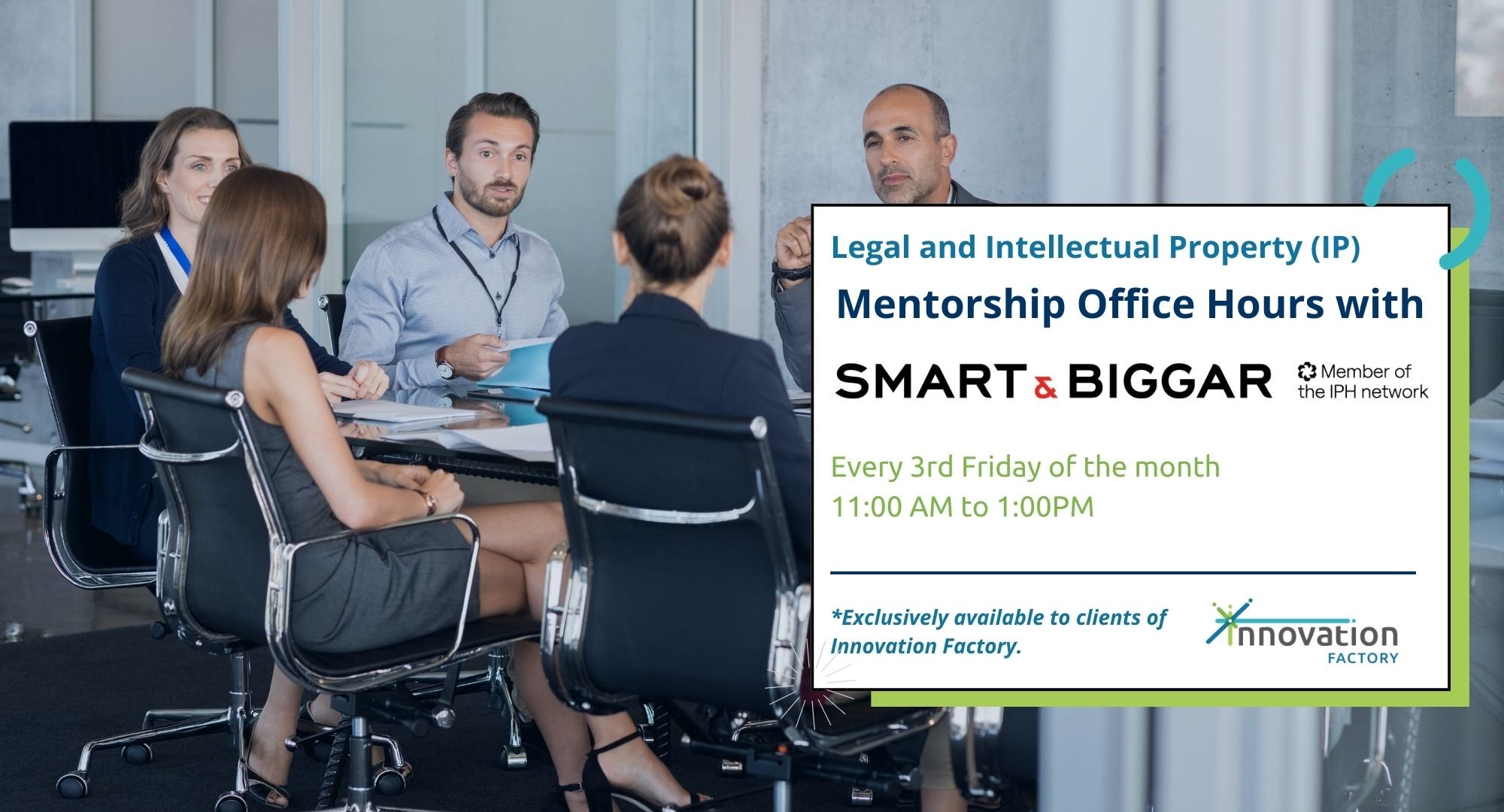 Legal/IP Mentorship – Office Hours with Smart & Biggar
