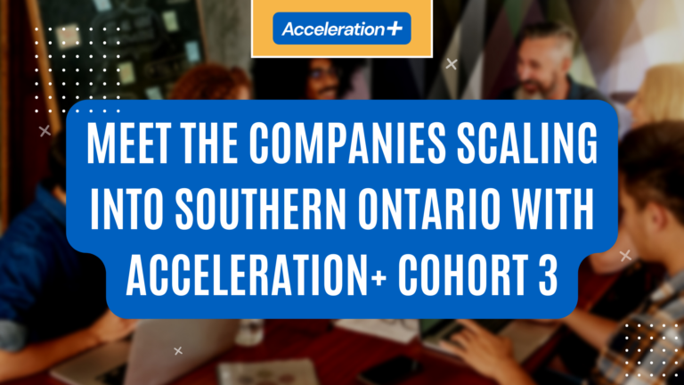 acceleration+ cohort three companies