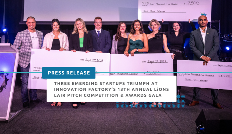 Innovation Factory is thrilled to announce the winners of the LiONS LAIR 2023 pitch competition: Mintier, Noa Therapeutics, Bug Mars and BLUMEx.