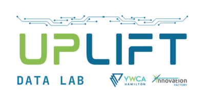 Innovation Factory and YWCA Hamilton Uplift Data Lab logo