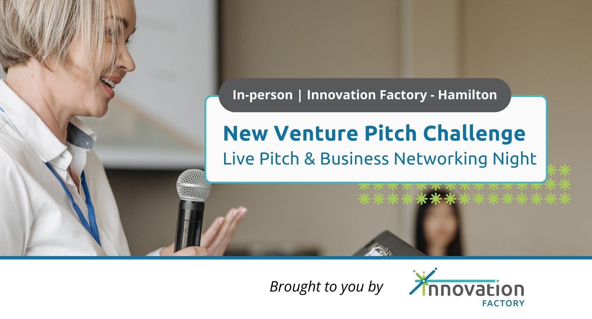 New Venture Pitch Challenge - Live Pitch and Business Networking Night