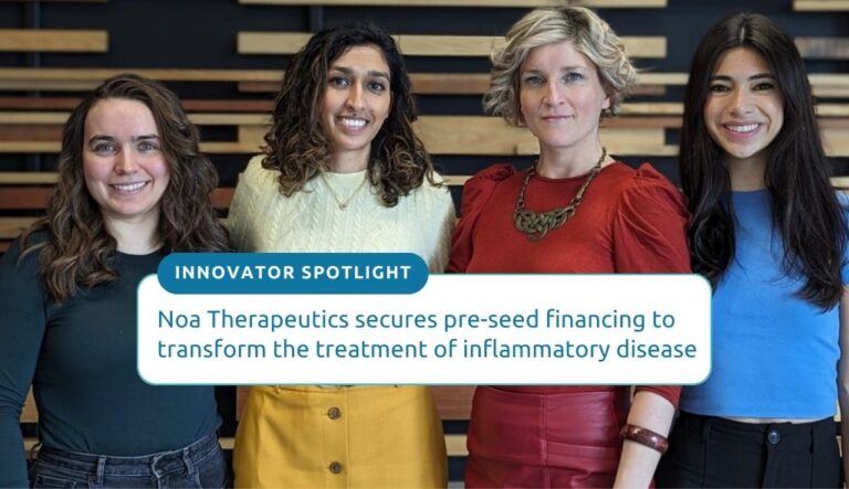 Noa Therapeutics secures oversubscribed pre-seed financing for novel therapies addressing inflammatory diseases, led by diverse investors and board.
