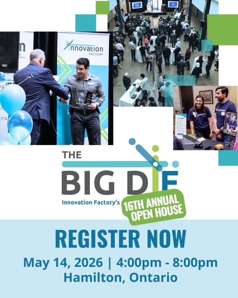 The Big DiF Innovation Factory's 16th Annual Open House on May 14 2026 from 4pm - 8pm