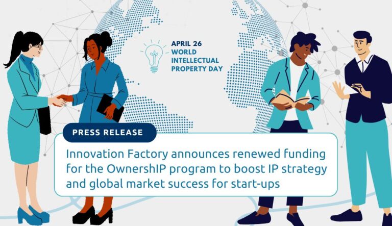 Innovation Factory announces renewed funding for the OwnershIP program to boost IP strategy and global market success for start-ups