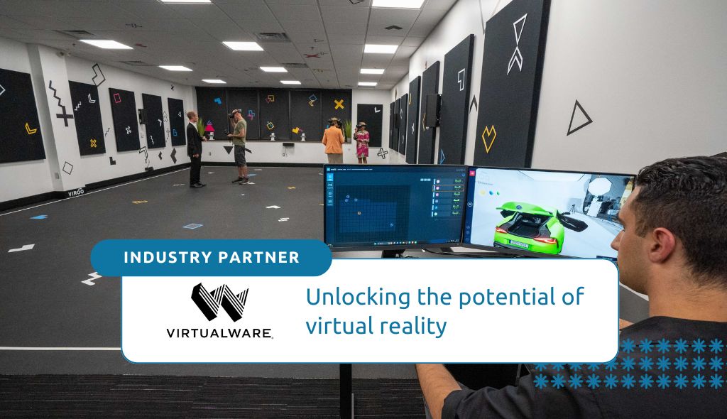 The Virtual ware lab in McMaster Innovation Park for Virtual Reality innovation