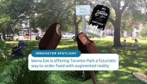 Wenu Eat is offering Toronto park a futuristic way to order food with augmented reality