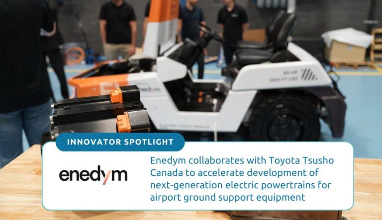 Discover how Enedym, Inc. is innovating airport ground support with electric propulsion technologies, supported by OVIN.