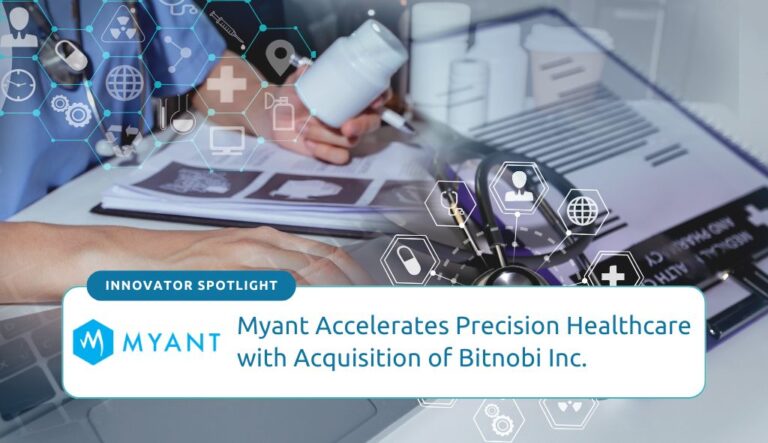 Myant acquires Bitnobi Inc, a Toronto-based technology innovator specializing in privacy-protected data-sharing software.