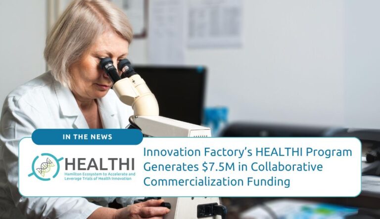 Discover how Innovation Factory's HEALTHI program helped generate $7.5 million in commercialization funding.Discover how Innovation Factory's HEALTHI program helped generate $7.5 million in commercialization funding.