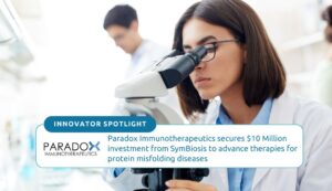 Paradox Immunotherapeutics secures $10 Million investment from SymBiosis to advance therapies for protein misfolding diseases