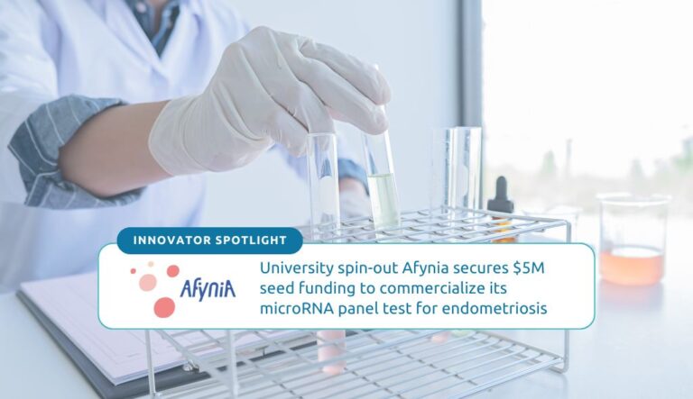 Discover how Afynia Laboratories secured a $5 million seed round to commercialize its microRNA panel test for endometriosis.