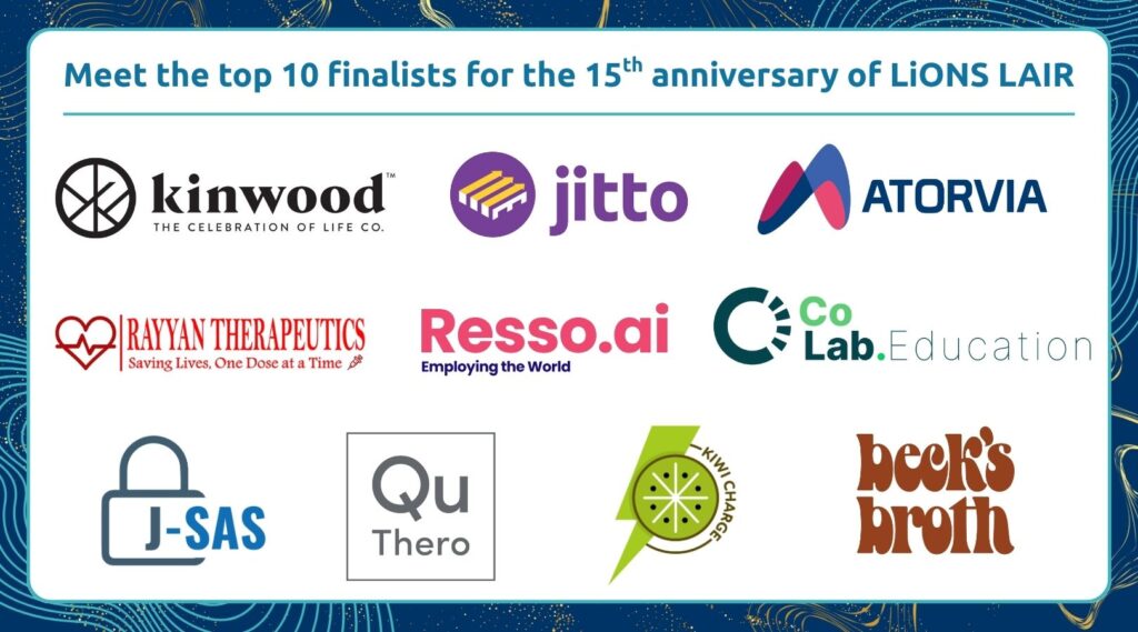 Top 10 finalists for the 15th anniversary of LiONS LAIR