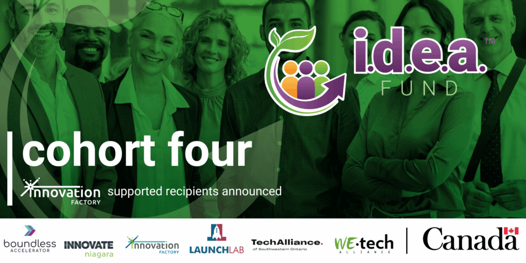 Innovation Factory provides 13 companies with up to $255,000 through Cohort Four of Government of Canada-funded i.d.e.a. Fund™