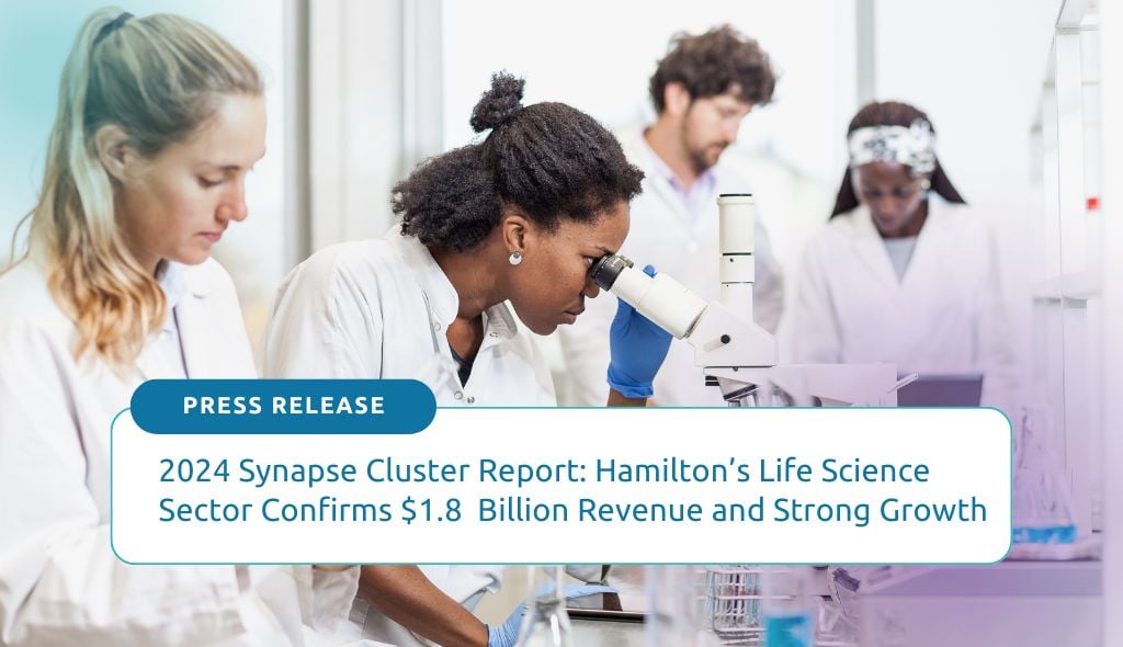 Learn more about the impressive growth and advancements in Hamilton’s life sciences ecosystem in the 2024 Synapse Cluster Report.