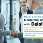 Book a 1:1 session with a Deloitte expert to discuss startup finance, tax, and audit. Optimize your SRED claim and financial strategy for growth.