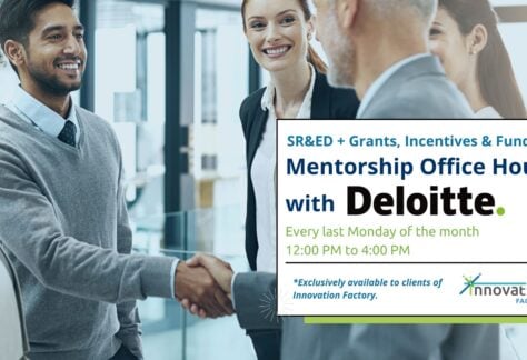 Book a 1:1 session with a Deloitte expert to discuss startup finance, tax, and audit. Optimize your SRED claim and financial strategy for growth.
