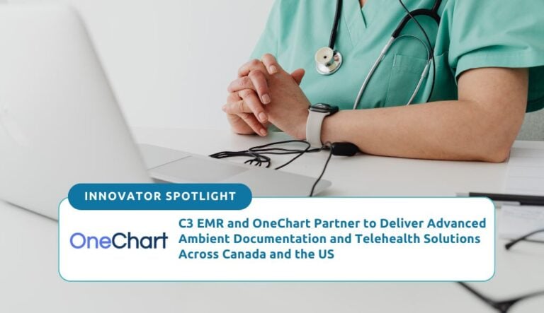 Find out how C3 EMR and OneChart are revolutionizing telehealth with AI, easing administrative burdens for clinicians and therapists.