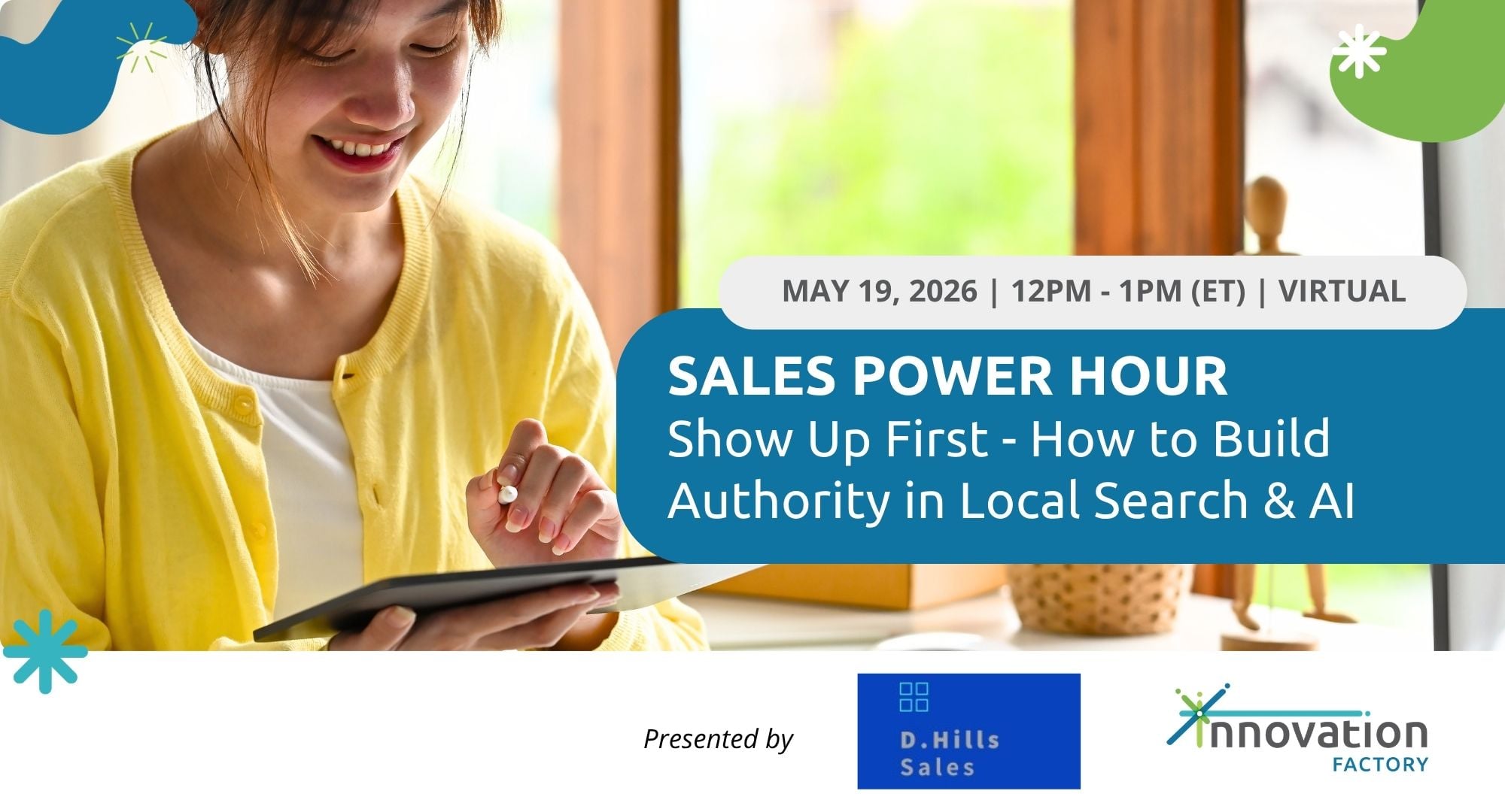 Sales PWR Hour: Show Up First - How to Build Authority in Local Search & AI