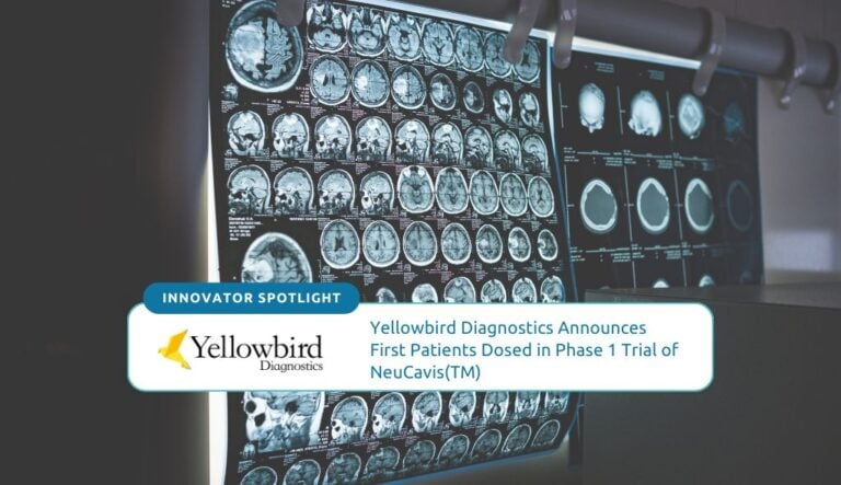 Yellowbird Diagnostics Inc. announced the successful dosing and imaging of the first participants in its Phase I clinical trial of NeuCaVis.